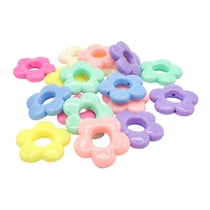 MégaCréa DIY - Perles fleurs pastel 1,9 x 0,4 cm 40 g