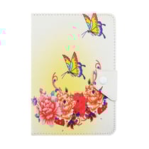 Housse Universelle Protection Tablette 7 Pouces Papillon Pivoine Support Paysage YONIS