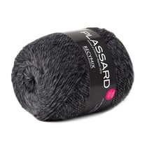 Plassard - Laine recyclée Recymix 12 Gris anthracite