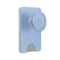 PopSockets Support PopWallet MagSafe pour Smartphone avec Porte-Cartes Intégré Bleu