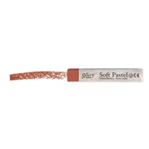 MUNGYO Pastel sec tendre Carré 6 x  Burnt carmine