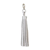 Pompon avec fermoir argent 9cm