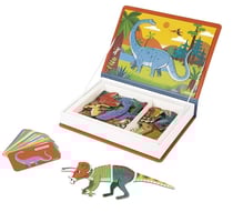 Magneti'book dinosaures - janod - j02590 - jeu educatif magnétique, aimante