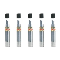 Mines de rechange Pentel Hi-Polymer Super - 0,5 mm - 2B - Lot de 5 étuis de 12 mines