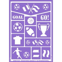 Pochoir de maquillage pour enfant Sport