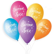 5 Ballons Bonne Fête Ø33cm