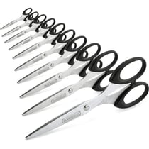 Ciseaux - Bouts pointus - 16 cm - Bureau - Lot de 10 - Lame acier - Rapesco