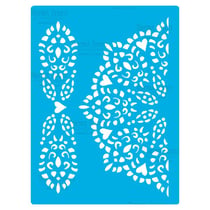 Pochoir plastique souple réutilisable 18,5 x 14,5 cm Fabrika Decoru DECORATION 356
