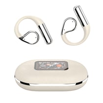 Ecouteurs Bluetooth Sans Fil Avec Crochets Pour Oreilles Et Réduction De Bruit Beige 2 YONIS