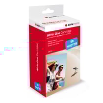 AGFA PHOTO - Cartouche et papiers 5,3 x 8,6 cm AMC - Compatible AGFA PHOTO Realipix Mini S, Realipix Mini P, Kodak Mini Printer 2, Kodak Mini Shot