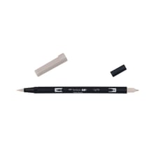 Lot de 6 feutres double pointe pinceau - TOMBOW - Gris chaud 2 - ABT Dual Brush Pen