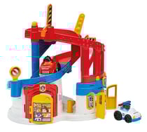 La piste secours 2 en 1 police et pompier little people - fisher price - dpf26
