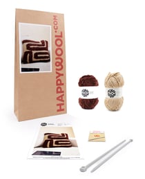 Kit Tricot Housse de coussin Kate LIN TU