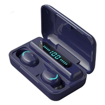 Ecouteurs Bluetooth Avec Réduction De Bruit Et Affichage Digital Innovant Bleu Foncé YONIS