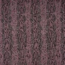 Tissu Jacquard Pailleté argent Reptiles sur fond Bordeaux