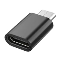 Blue Star Mini Adaptateur USB-C vers Micro-USB pour Charge et Synchronisation Noir