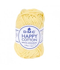Pelote de 20Gr - coton spécial Amigurumi HAPPY COTTON - PPSC - Oeko Tex- Dmc 787 Jaune