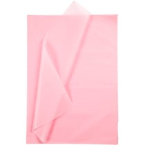 Papier de soie - Rose clair - 50 x 70 cm - 10 feuilles