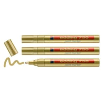 Lot de 3 marqueurs peinture permanents - EDDING - Or - Pointe 2-4 mm