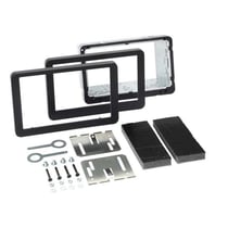 Adaptateur de façade 2-DIN ALFA 159 Brera Spider - Noir - Double-Din