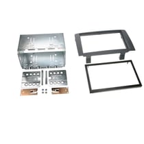 Adaptateur façade autoradio 2-DIN ACV Fiat Idea 2003 gris