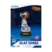 La Reine des neiges - Statuette Mini Diorama Stage Olaf Presents Olaf Simba 12 cm
