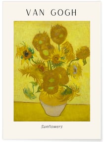 Affiche Van Gogh - Sunflowers | A3 : 29,7x42cm