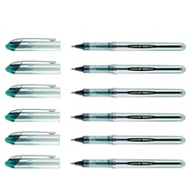 Lot de 6 Rollers encre liquide Vision Elite UB200 pointe moyenne 0,8 mm bleu nuit