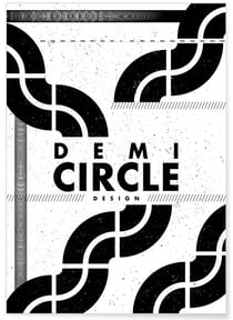 Affiche 'Demi circle' | A3 : 29,7x42cm