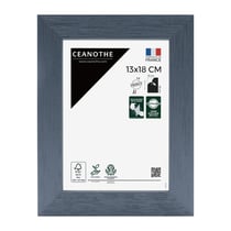 Cadre photo Karma gris bleuté 13x18 cm