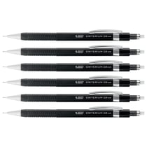 Porte-mine rechargeable BIC CRITERIUM - Corps plastique noir - Mine HB 0,5 mm - Lot de 6