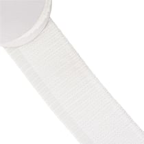 Bobine 10m Plissé cols/manches Blanc 90mm