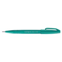 Lot de 10 stylos feutres pinceau - PENTEL ARTS - turquoise - Brush Sign Pen SES 15