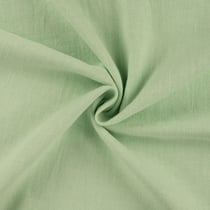 Tissu 100% Lin uni Vert amande