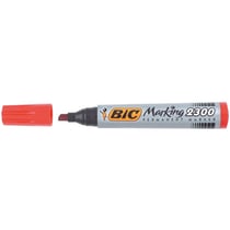 Marqueur Permanent MARKING 2300 pointe Biseau Large Rouge BIC