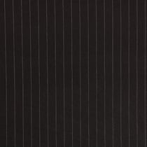 Tissu Gabardine de Viscose Rayures Blanches sur fond Noir