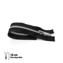 Fermeture éclair Z30 - Non séparable 9mm Noir 18 cm