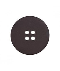 Carte de 4 boutons Loch 4 trous Noir 15mm - Union Knopf Noir