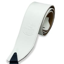 SOLDIER® Sangle Cuir Lisse Blanc Brillant
