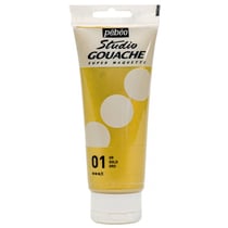 Peinture gouache - Or - 1 - Fine - Pébéo - Studio Gouache - 100ml