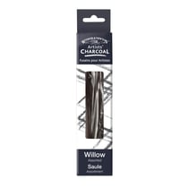 Fusains - Noir - Assortiment fin moyen épais - Boîte de 12 fusains - Winsor et Newton