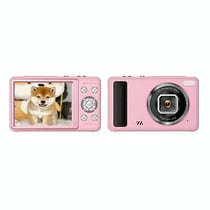 Appareil Photo Numérique 4K HD 64MP Zoom 18X Écran 2.4 Pouces Noir Rose 2 YONIS