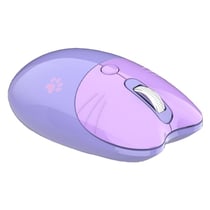 Souris Sans Fil Bluetooth Silencieuse Pour Ordinateur Portable Couleur Violette YONIS