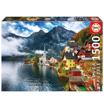 Puzzle 1500 pcs – Hallstadt Austria - Educa Borras - Rouge