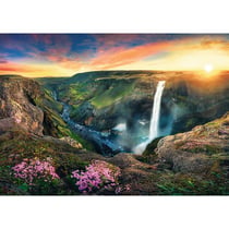 Puzzle 2000 pièces - Háifoss Waterfall, Iceland - Trefl