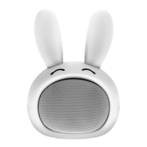 Enceinte Bluetooth 3W Autonomie 3h Design Lapin Lumineux Moxie Blanc