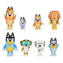 Bluey - Pack 8 figurines Bluey
