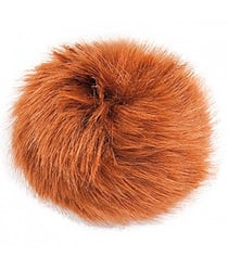 Pompons Premium Fausse Fourrure - 10cm de diamètre - Rico Design 15 Fauve
