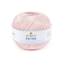 Pelote de laine - 100% coton - Rose - 5225 - DMC - Petra - Grosseur 5