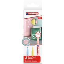 Marqueurs Peinture Edding 751 Pointe Fine - Pastel - 3 pcs